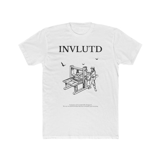 INVLUTD WORKMANSHIP T-SHIRT (BLACK+WHITE)