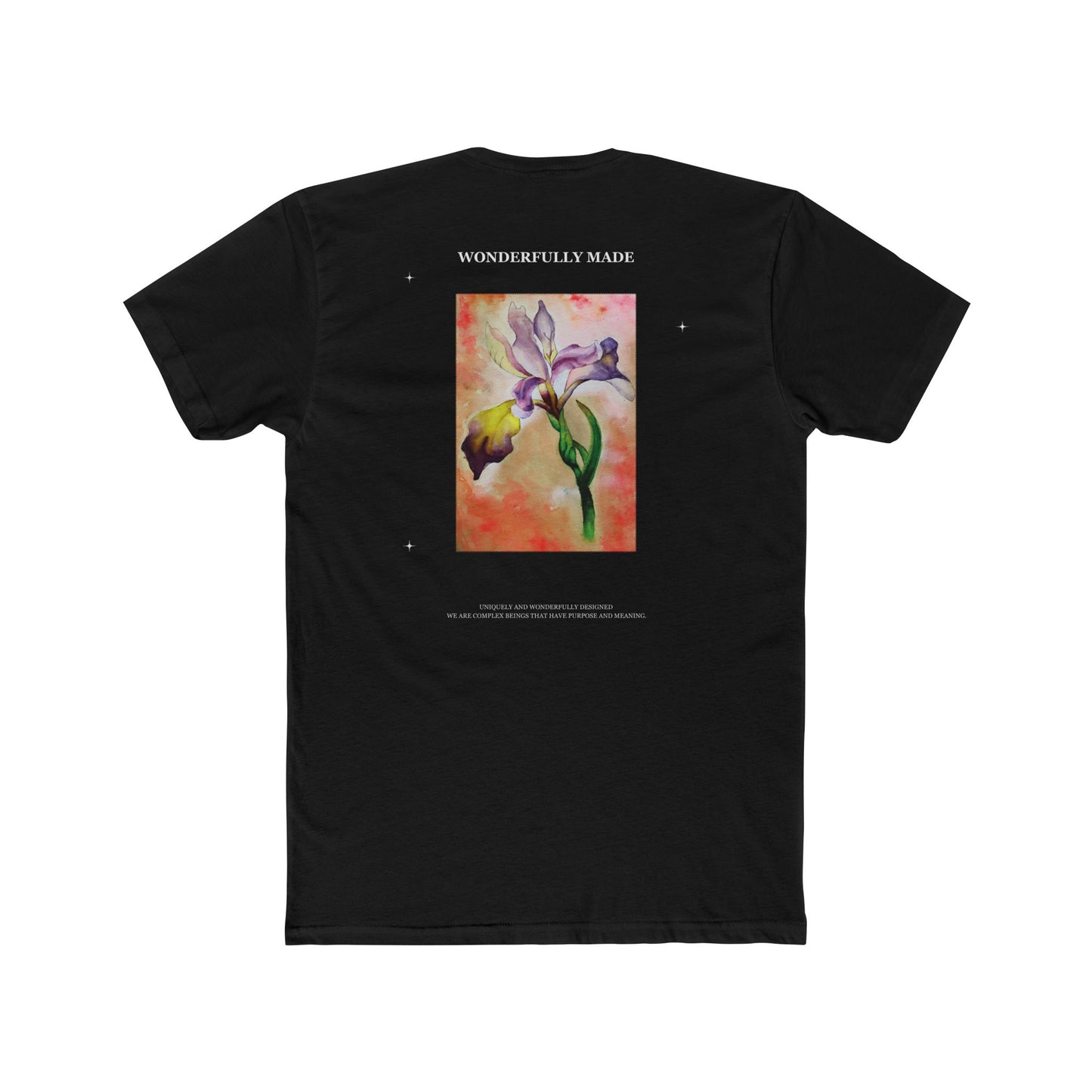 INVLUTD FLOWER T-SHIRT (WHITE+BLACK)