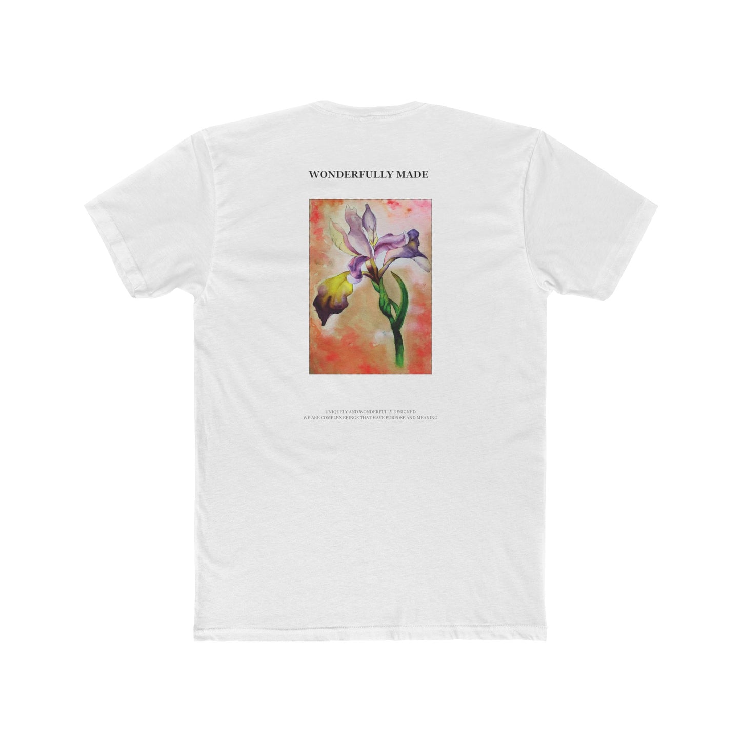 INVLUTD FLOWER T-SHIRT (WHITE+BLACK)